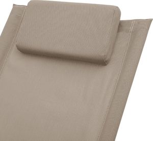 vidaXL leżak dla dzieci, stalowy, taupe (47795) 5