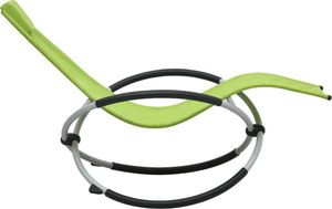 vidaXL leżak dla dzieci, stalowy, zielony (47796) 3