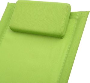 vidaXL leżak dla dzieci, stalowy, zielony (47796) 5