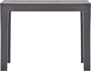 vidaXL ławki ogrodowe, 2 sztuki, mocca, plastik (48782) 3