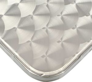 vidaXL Stolik ogrodowy, srebrny, 80x80x70 cm, aluminiowy 4