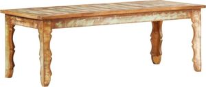 vidaXL Stolik kawowy, 110 x 50 x 40 cm, lite drewno z odzysku 1
