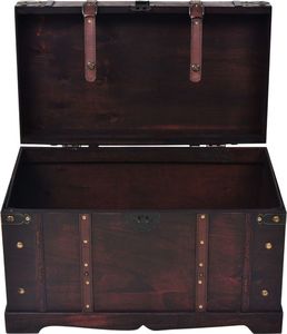 vidaXL Skrzynia w stylu vintage, drewniana, 66 x 38 x 40 cm 7