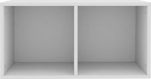 vidaXL Szafka na płyty winylowe, biała, 71x34x36 cm, płyta wiórowa 4