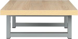 vidaXL Dwuczęściowy zestaw mebli do łazienki, ceramiczny, dębowy 7