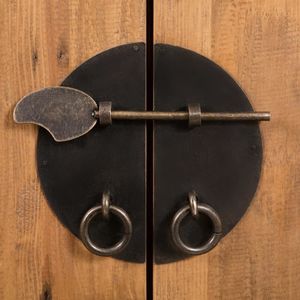 vidaXL Szafka do łazienki, lite drewno sosnowe z odzysku, 59x32x80 cm 3