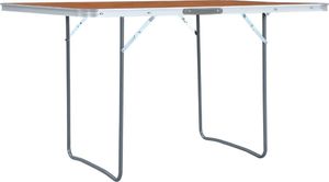 vidaXL Składany stolik turystyczny aluminiowy 180x60cm 1