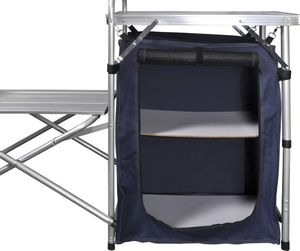 vidaXL Szafka składana kempingowa zabudowa kuchenna z szybką 5