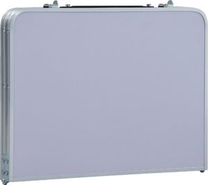 vidaXL Składany stolik turystyczny biały 60x40cm 4