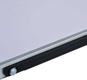 vidaXL Składany stolik turystyczny biały 60x40cm 6