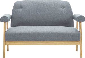 Elior Tapicerowana sofa 2-osobowa Eureka 2G - jasny szary 2