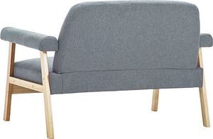 Elior Tapicerowana sofa 2-osobowa Eureka 2G - jasny szary 5