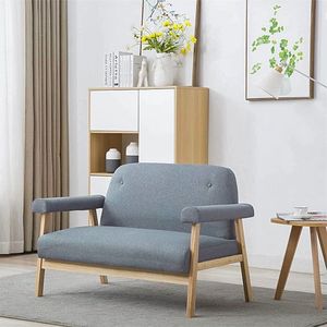 Elior Tapicerowana sofa 2-osobowa Eureka 2G - jasny szary 6