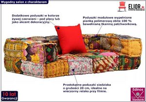 Elior 2-osobowa modułowa sofa Demri 1D 3