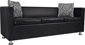 Elior Sofa 3-osobowa Cali 3B - czarna 1