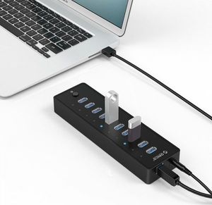 HUB USB Orico 10x USB-A 3.0 (P10-U3-V1-EU-BK-BP) 2