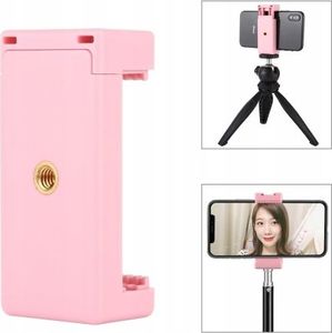 Selfie stick Puluz Uchwyt Na Telefon Statyw 2x Gwint 1/4"" Stopka Iso / Różowy 5