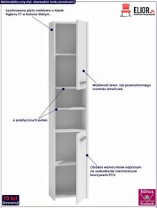 Elior Stojące 170cm biały (E2098S40-BIEL) 2