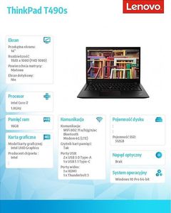 Laptop Lenovo ThinkPad T490s (20NX007GPB) 9