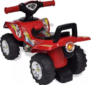 vidaXL Jeździk Quad ze światłem i dźwiękiem Czerwony 2