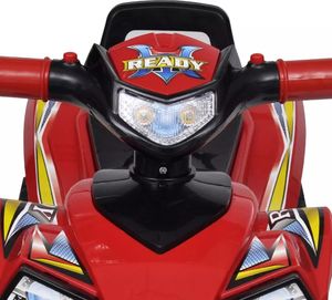vidaXL Jeździk Quad ze światłem i dźwiękiem Czerwony 3
