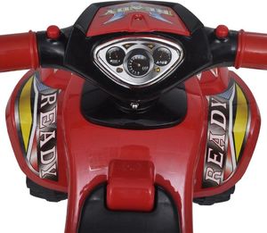 vidaXL Jeździk Quad ze światłem i dźwiękiem Czerwony 6