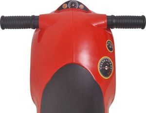 vidaXL Motocykl - jeździk, plastikowy, czerwony 5