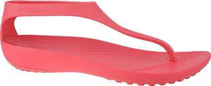 Crocs Sandały damskie W Serena Flip czerwone r. 36/37 (205468-611) 1
