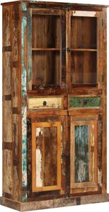 vidaXL Kredens z drewna odzyskanego, 95 x 39 x 185 cm 1