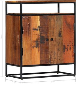 vidaXL Szafka boczna 60x35x76 cm i stal 6