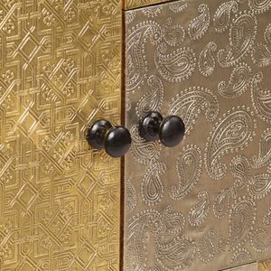 vidaXL Szafka z litego drewna akacjowego, 80x30x75 cm (247683) - 247683 2