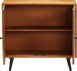 vidaXL Szafka z litego drewna akacjowego, 80x30x75 cm (247683) - 247683 4