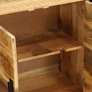 vidaXL Szafka z litego drewna mango, 150 x 40 x 80 cm 4