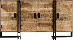 vidaXL Szafka z litego drewna mango, 150 x 40 x 80 cm 5