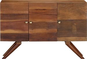 vidaXL Szafka z litego drewna odzyskanego, brązowa, 110 x 30 x 75 cm 5