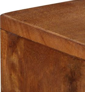 vidaXL Szafka z litego drewna odzyskanego, brązowa, 110 x 30 x 75 cm 8