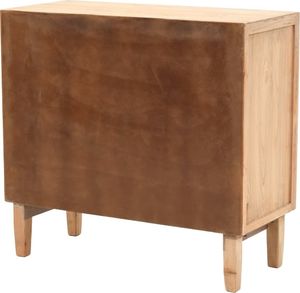 vidaXL Szafka z szufladami, lite drewno jodłowe, 80 x 36 x 75 cm 6