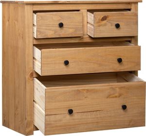 vidaXL Szafka, 80 x 40 x 83 cm, drewno sosnowe, seria Panama 3