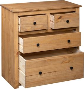 vidaXL Szafka, 80 x 40 x 83 cm, drewno sosnowe, seria Panama 6