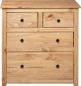 vidaXL Szafka, 80 x 40 x 83 cm, drewno sosnowe, seria Panama 7