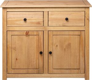 vidaXL Szafka, 93x40x80 cm, lite drewno sosnowe, seria Panama 8