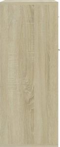 vidaXL Szafka, kolor dąb sonoma, 60 x 30 x 75 cm, płyta wiórowa 8