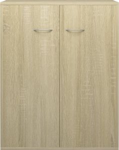 vidaXL Szafka, kolor dąb sonoma, 60 x 30 x 75 cm, płyta wiórowa 4