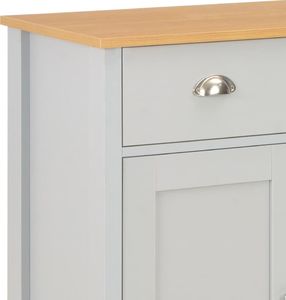 vidaXL Szafka, szara, 79 x 35 x 81 cm 7