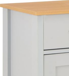 vidaXL Szafka, szara, 79 x 35 x 81 cm 8