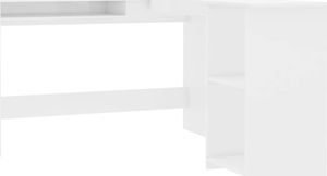 Biurko vidaXL 800753 Białe 140 cm x 120 cm 3