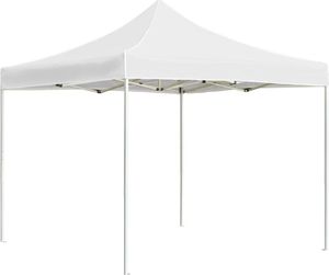 vidaXL Profesjonalny namiot imprezowy, aluminium, 2x2 m, biały 1