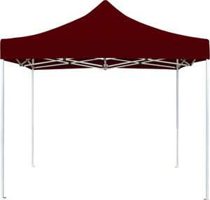 vidaXL Profesjonalny namiot imprezowy, aluminium, 2x2 m, bordowy 2