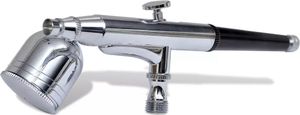 vidaXL Aerograf/pistolet do malowania ze zbiornikiem i dyszami 0,2/0,3/0,5 mm 7