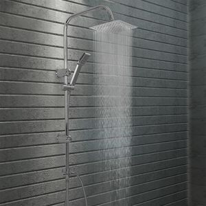 Zestaw prysznicowy vidaXL z deszczownicą chrom (145055) 1